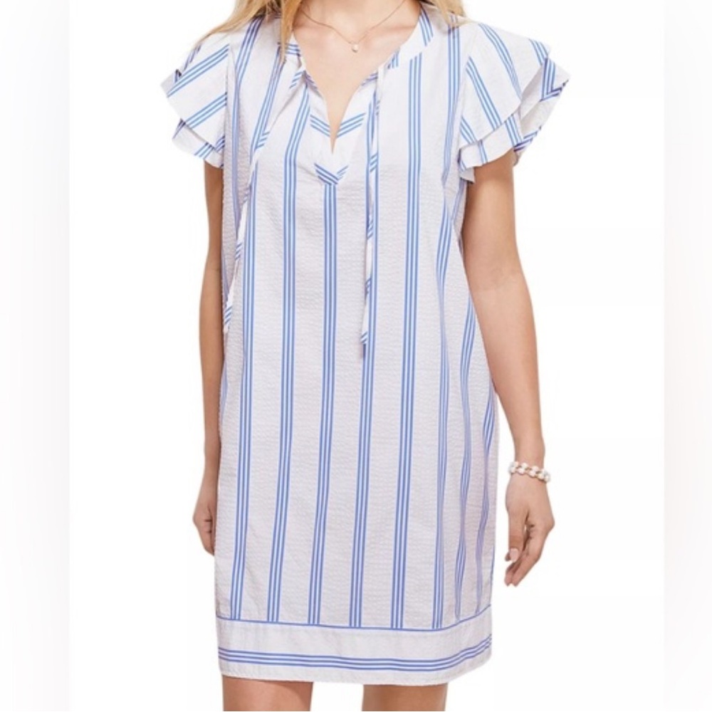 Vineyard Vines Performance Harbor tie neck dress sz large